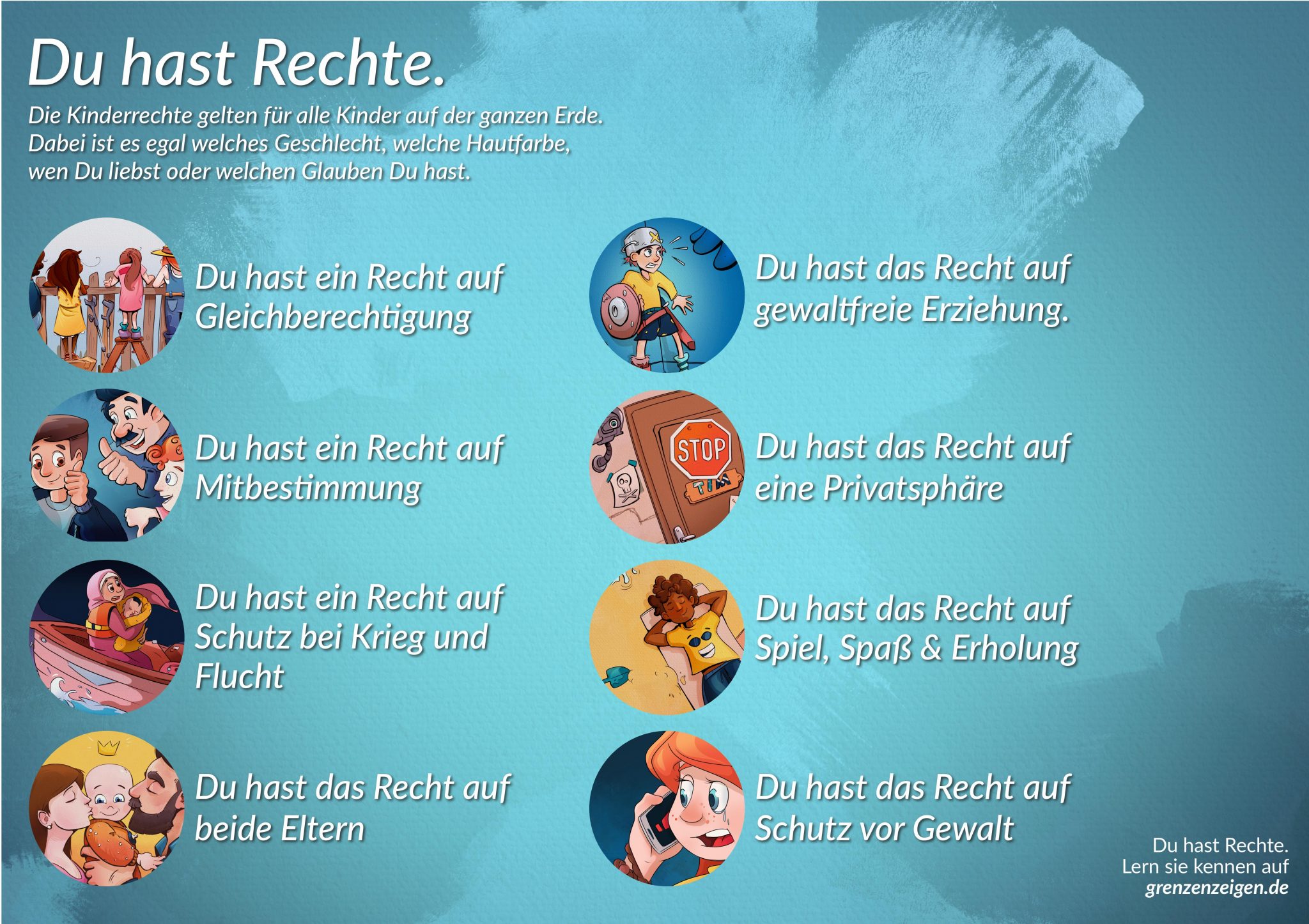 Plakat: Kinderrechte (Din A1)